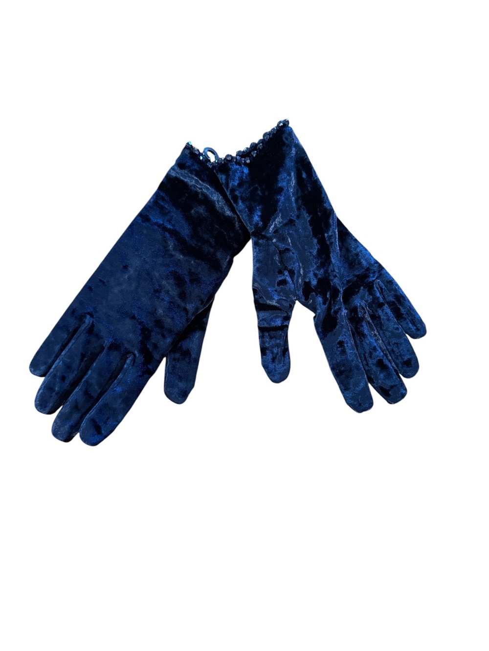 Principles Navy Velvet gloves